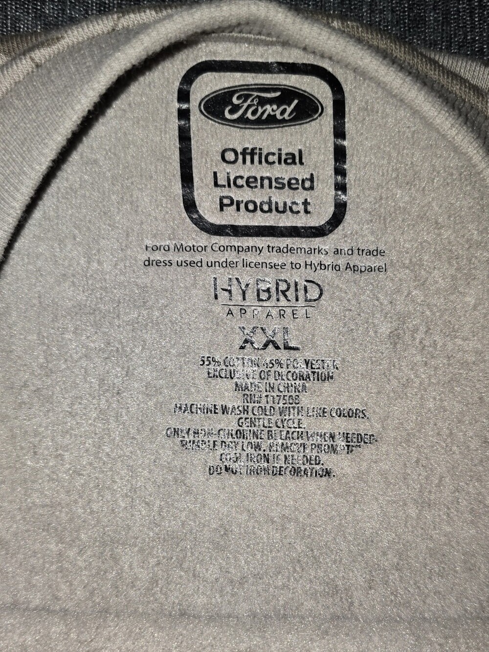 Ford Camouflage Pullover Sweatshirt Built Ford Tough Boxy Fit Super Soft Unworn - Picture 4 of 5